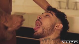 Markin Wolf XXL hard fuck in the bathtub raw latino porn