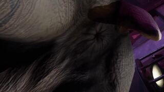 Rhino Fucks Twink Raw Mating Animal Gangbang