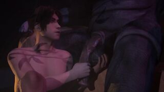 Rhino Fucks Twink Raw Mating Animal Gangbang