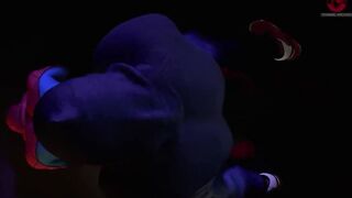 Spider-man XXX gets face fucked in the city bareback