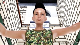 Workboi gets his huge femboy ass destroyed by a thick big dick