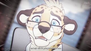 Office cheetah gets railed raw in furry gay animation