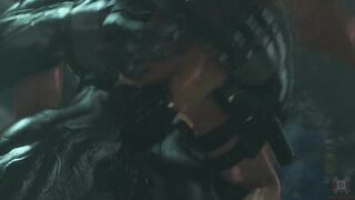 Venom x Deadpool huge cock animated gay public creampie