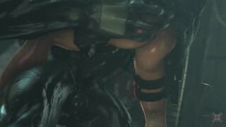 Venom x Deadpool huge cock animated gay public creampie