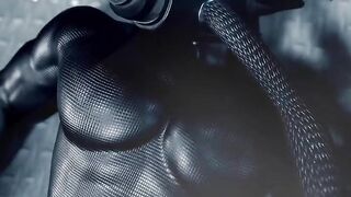 Druth’s latex drenched cock worshipped while gas masked furries grow thick