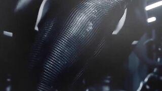 Druth’s latex drenched cock worshipped while gas masked furries grow thick