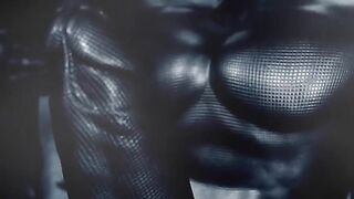 Druth’s latex drenched cock worshipped while gas masked furries grow thick