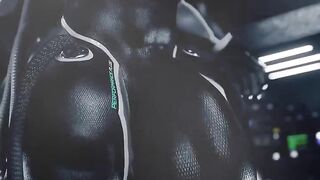 Druth’s latex drenched cock worshipped while gas masked furries grow thick