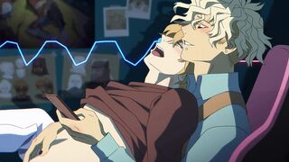 Gay anime yaoi animation gets destroyed by Lovense Solace Pro cum overload