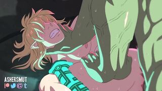 Ganon wrecks Link’s tight hole raw uncensored AOI animation
