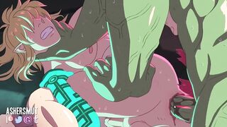Ganon wrecks Link’s tight hole raw uncensored AOI animation