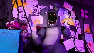 Bonnie gets destroyed jerking off for the crowd animation