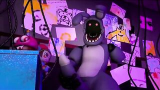 Bonnie gets destroyed jerking off for the crowd animation