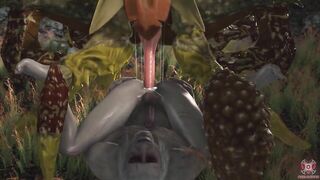 Geralt gets Egged raw hard monster anal oviposition