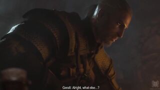 Geralt of Rivia anal fucked by a witcher's gay belly bulge