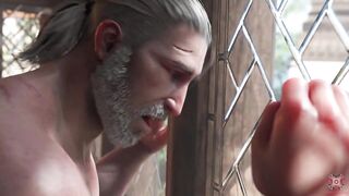 Geralt's Private Quarters ruined by rogue witcher cock raw anal creampie