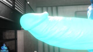 Cock hungry druth bomber grows throbbing furry cock in hungry animation