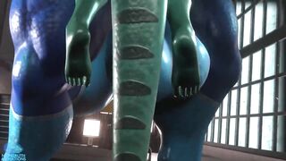 Cock hungry druth bomber grows throbbing furry cock in hungry animation