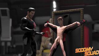 Twink’s tight hole ruined by monster cock big dick face fuck raw gay cartoon