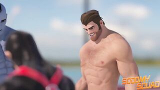 SodomySquad Gangbang Deepthroat Cumshot Big Dick Cartoon Gang