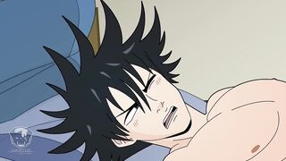 Yuji and Megumi destroyed gushing raw dorm anal hentai
