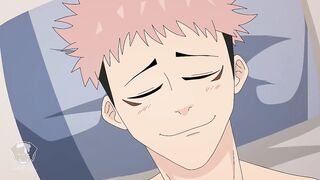 Yuji and Megumi destroyed gushing raw dorm anal hentai
