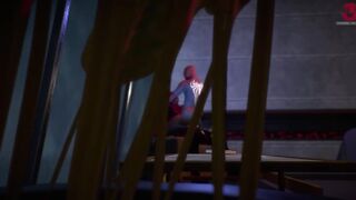 SpiderMan XXX with Deadpool training archives bareback gay animation