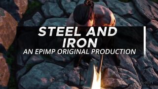 Steel and Iron bursts from his bulging muscle as the epic gay battle begins