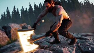 Steel and Iron bursts from his bulging muscle as the epic gay battle begins