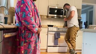 Bear gets caught stroking in front of maintenance man