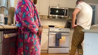 Bear gets caught stroking in front of maintenance man
