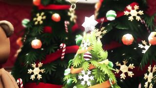 Hero’s Christmas Threesome Slid into by Santa Bakugo Midoriya Todoroki Rough 3D YAOI