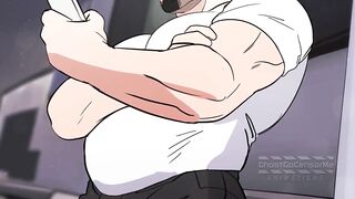 Filling His Position stuffed by BBC black bull raw ass creampie