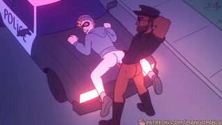 BBC cop destroys anal virgin cop busts huge load inside tight hole