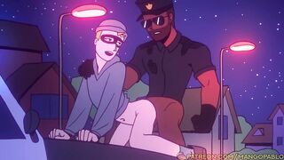 BBC cop destroys anal virgin cop busts huge load inside tight hole