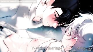 Yaoi femboy animation choked raw and wild