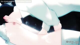 Yaoi femboy animation choked raw and wild