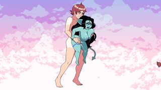 Gay anime compilation where muscular females destroy big cocks in cloud meadow