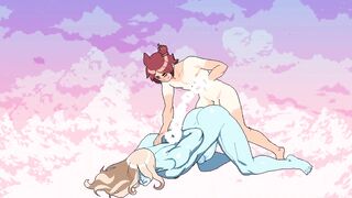 Gay anime compilation where muscular females destroy big cocks in cloud meadow