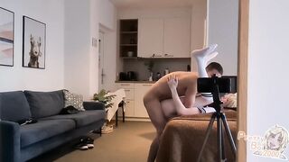 Big dick destroys my sissy femboy moaning during deep anal