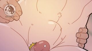 Zoro and Sanji destroyed in gay anime hentai blowjob hardcore