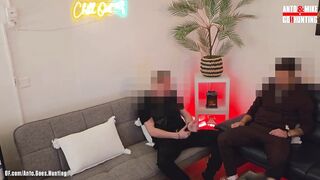 Straight muscle hunk destroyed by security guard first time anal