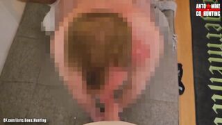 Straight muscle hunk destroyed by security guard first time anal