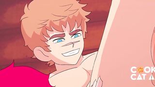 Twink threesome for Valentine's Day cartoon hentai gay yaoi