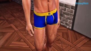 Forgot Wallet Rough Twink Daddies Take Over SIMS 4 Threesome