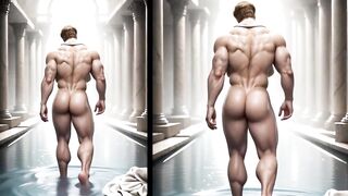 Big juicy blond boys stuffed in 3D gay hentai compilation