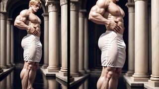 Big juicy blond boys stuffed in 3D gay hentai compilation