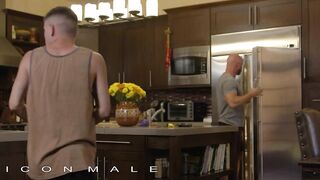 Daddy Knox destroys straight boys Dylan Hayes with that big gay dick