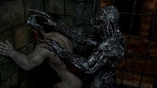Chris Redfield Takes Lucas Baker's Monster Cock Deep in Evil Trailer