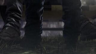 Ghost Soap CoD Missionary Sex thick army fingers fucking gay